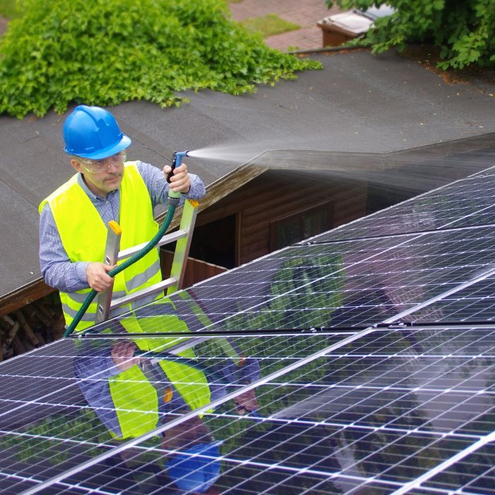 View of Solar Panel Maintenance Checklist — Get Started Today!